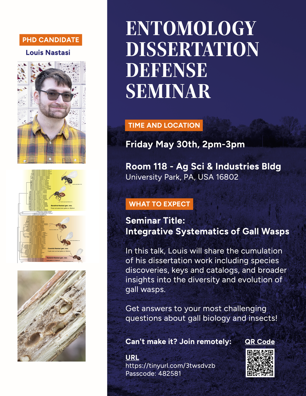 Dissertation Defense Seminar Louis Nastasi Entomology Dissertation Defense Seminar