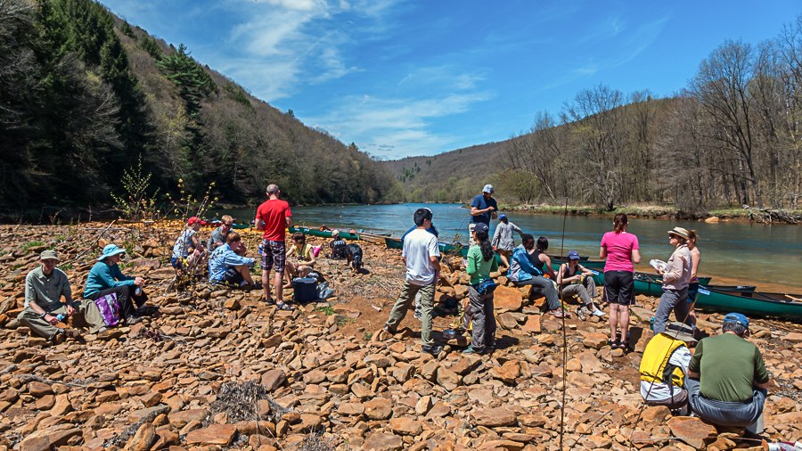 Lunch along the river