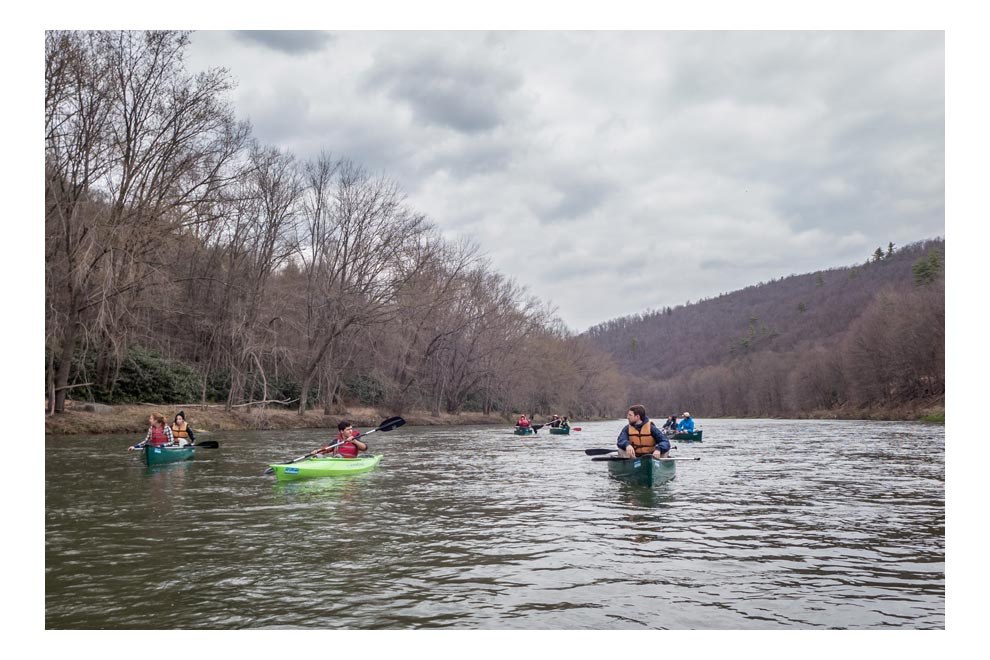 Heading down the river