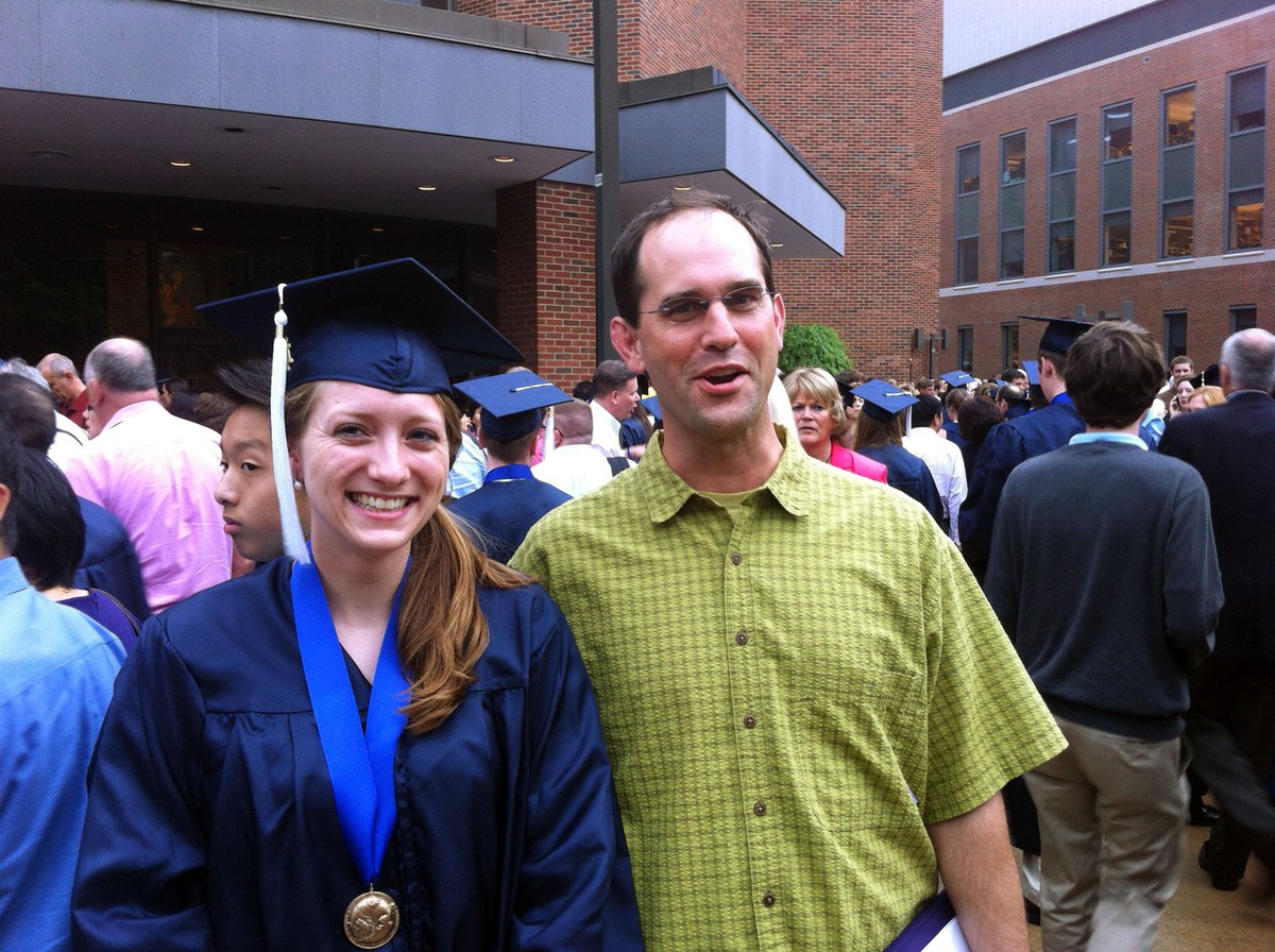 Allie's Honors College graduation