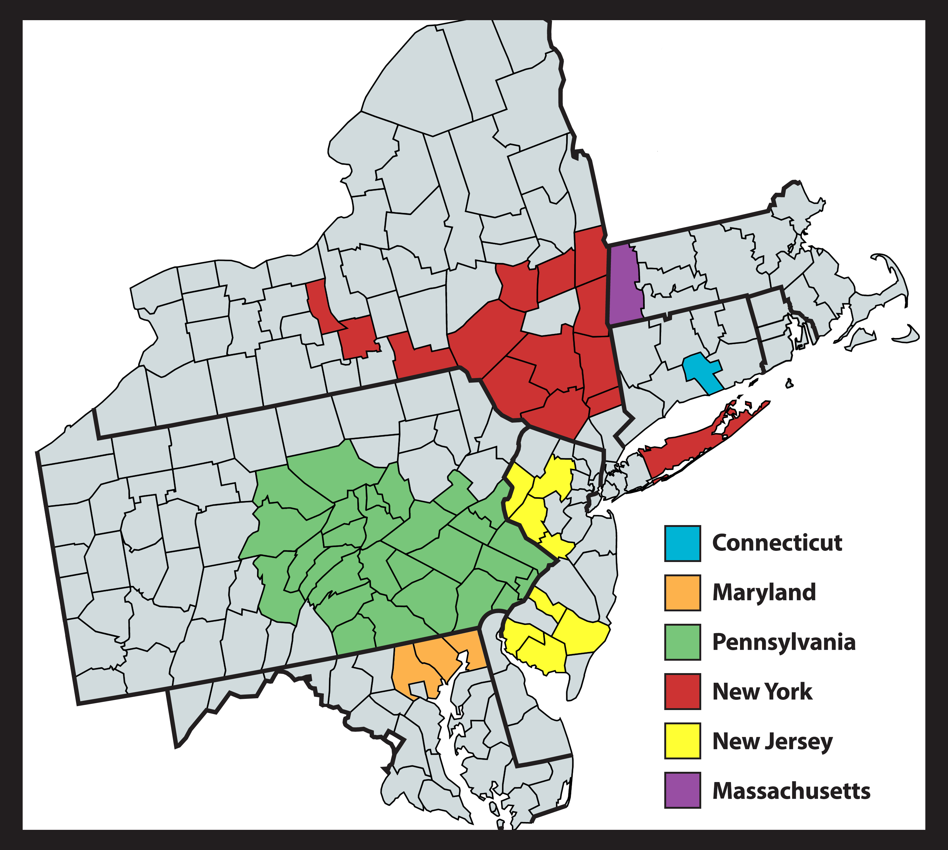 Allium leafminer current distribution