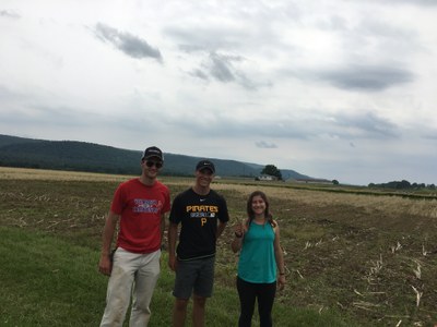 Summer helpers 2018: Hayden, Garrett, and Sonia