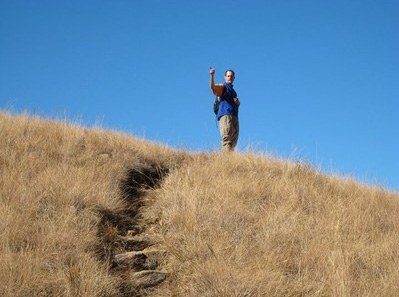 Pointing out which way not to go...
