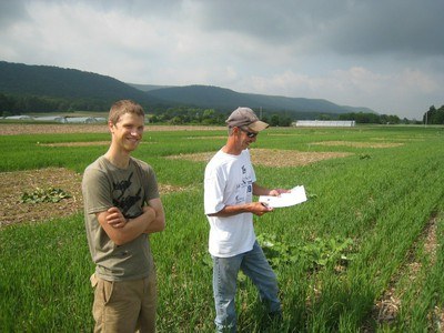 Ian and Farm Manager Scott