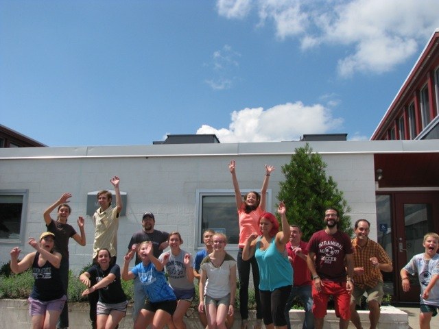 The Tooker Lab attempts to jump shot…...