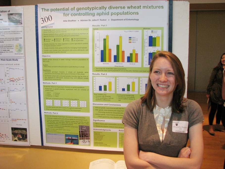 Allie and her Poster
